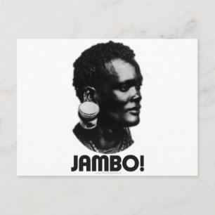Carte Postale JAMBO ! Salutation swahili