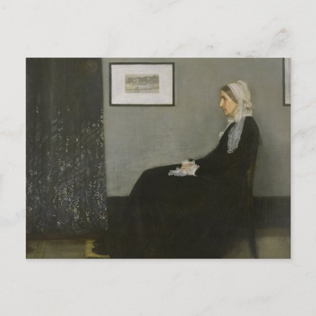 Carte Postale James Abbott Whistler - La mère de Whistler (Devant)