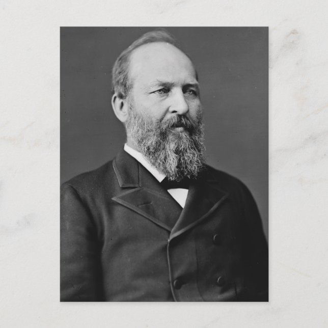 Carte Postale James Garfield 20e Président (Devant)