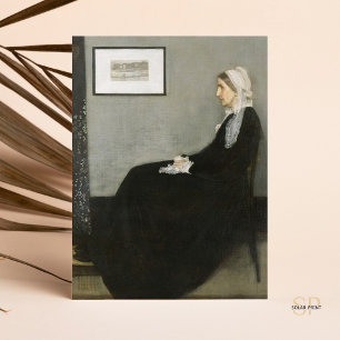 Carte Postale James McNeill Whistler Portrait La mère de Whistle