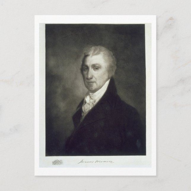 Carte Postale James Monroe, 5e président des États-Unis (Devant)