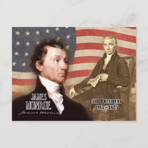 Carte Postale James Monroe - 5e président des États-Unis
