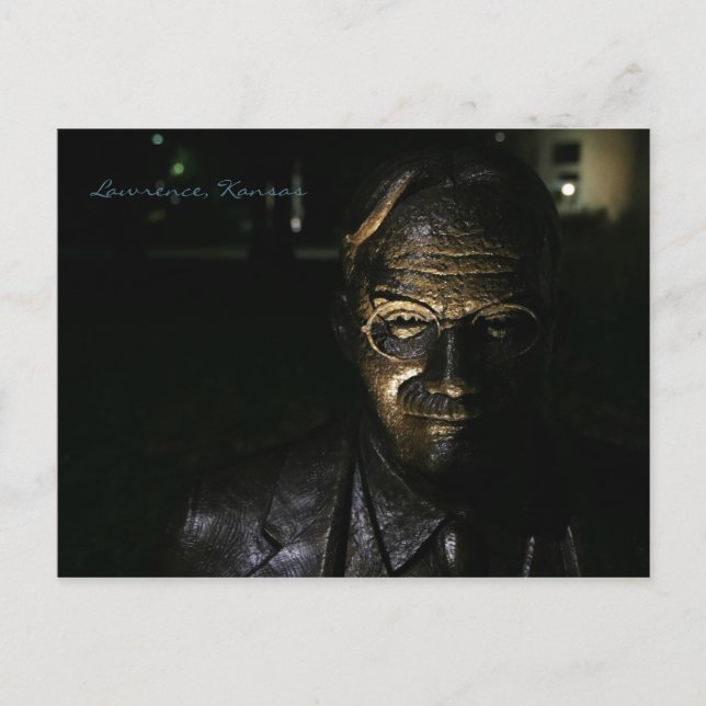 Carte Postale James Naismith Bronze Statue Postcard (Devant)
