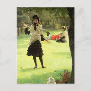 Carte Postale James Tissot   Croquet, c.1878