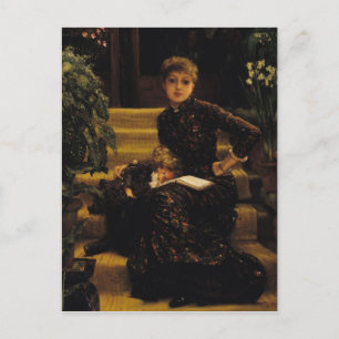 Carte Postale James Tissot Mère et Enfant ou La Siste Aînée