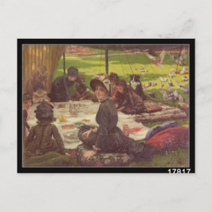Carte Postale James Tissot The Picnic, c.1881-2