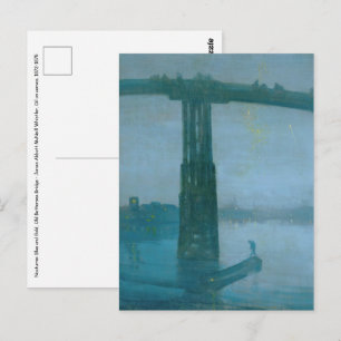 Carte Postale James Whistler - Nocturne, Old Battersea Bridge
