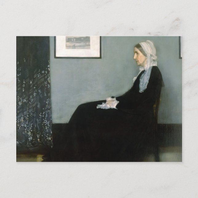 Carte Postale James Whistler-Portrait de la mère de l'artiste (Devant)