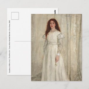 Carte Postale James Whistler - Symphonie en blanc no 1