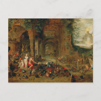 Carte Postale Jan Brueghel - Forge de Vulcain