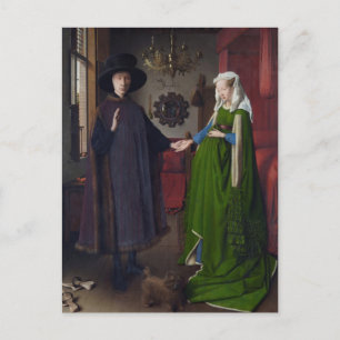 Carte Postale Jan Eyck - Le Portrait Arnolfini