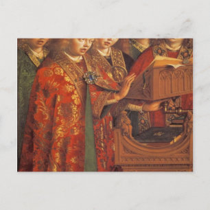 Carte Postale Jan Van Eyck - Le Retable de Gand - Ange chantant