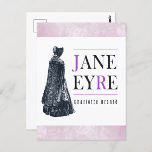 Carte Postale jane eyre, charlotte bronte, soeurs en bronte, boo
