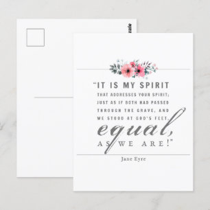 Carte Postale Jane Eyre - Comme Nous Sommes - Blanc