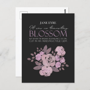 Carte Postale Jane Eyre - Pas de fleur transitoire - Roses sur N