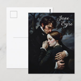 Carte Postale Jane Eyre romantique et Edward Rochester