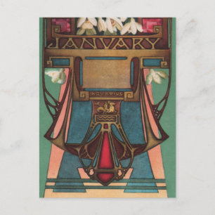 Carte Postale Janvier - Aquarius