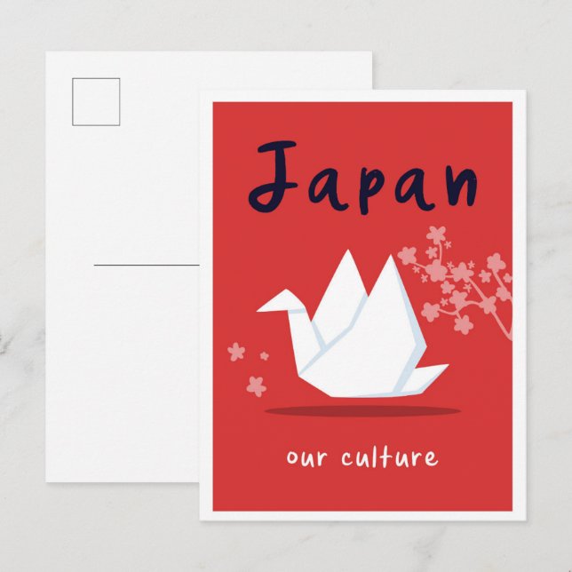 Carte Postale Japan Culture Vintage Travel (Devant / Derrière)