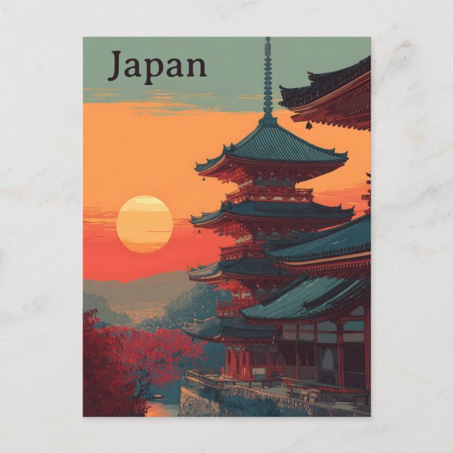Carte Postale Japan vintage (Devant)