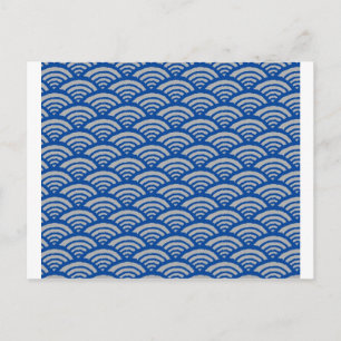 Carte Postale Japanese Wave Pattern