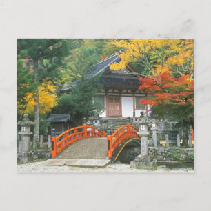 Carte Postale Japon, Nara, temple Ryuzenji