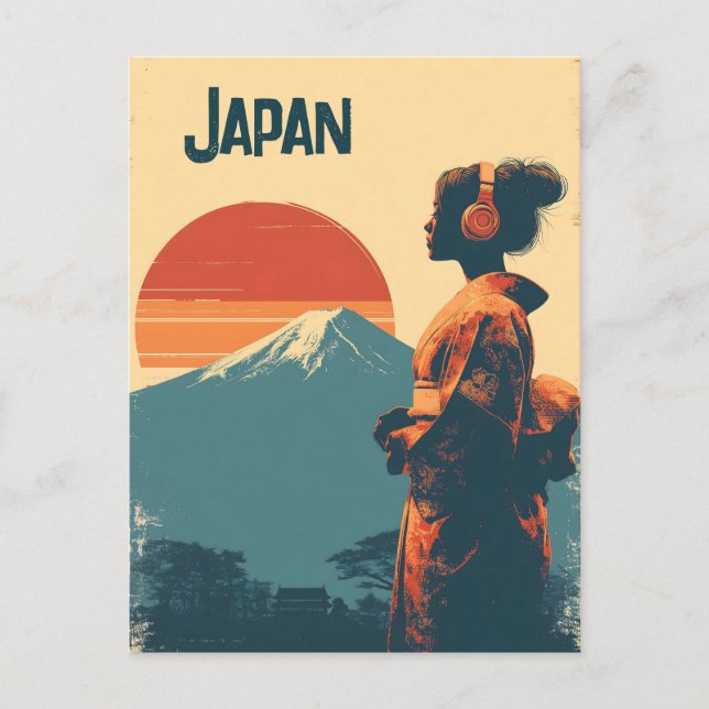 Carte Postale Japon vintage (Devant)