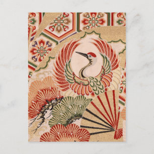 Carte postale japonaise Tissu 2012 Pocket Calendar