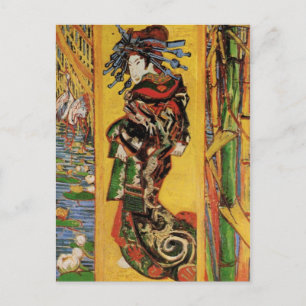 Carte Postale Japonaiserie, Oiran (Avec L'Autorisation De Van Go