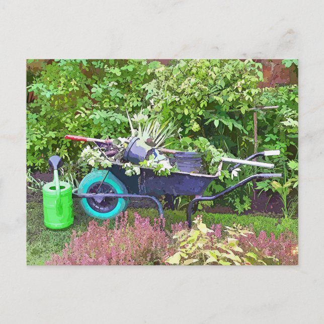 CARTE POSTALE JARDIN (Devant)