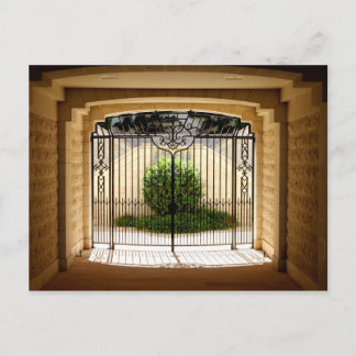 Carte Postale Jardin à déchenchements périodiques