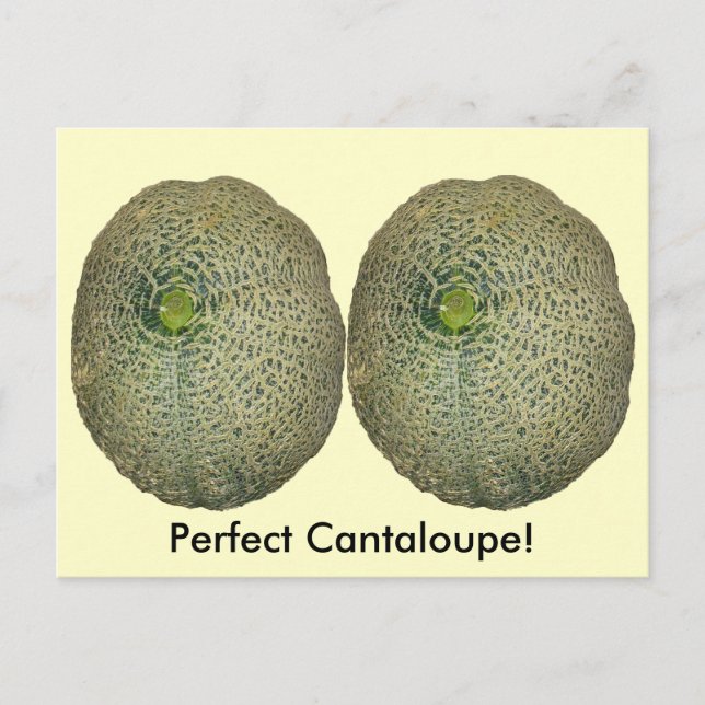Carte Postale Jardin Cantaloupe frais (Devant)