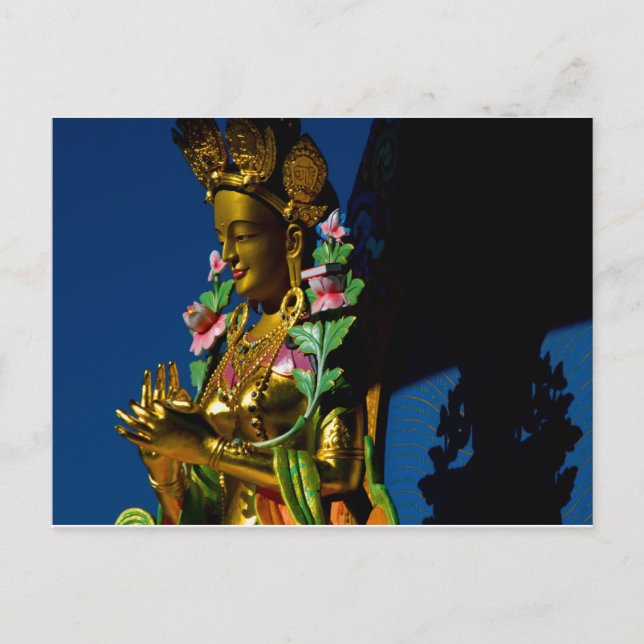 CARTE POSTALE JARDIN DE 1000 BUDDHAS (Devant)