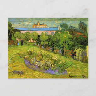Carte Postale Jardin de Daubigny par Vincent van Gogh, Le Jardin