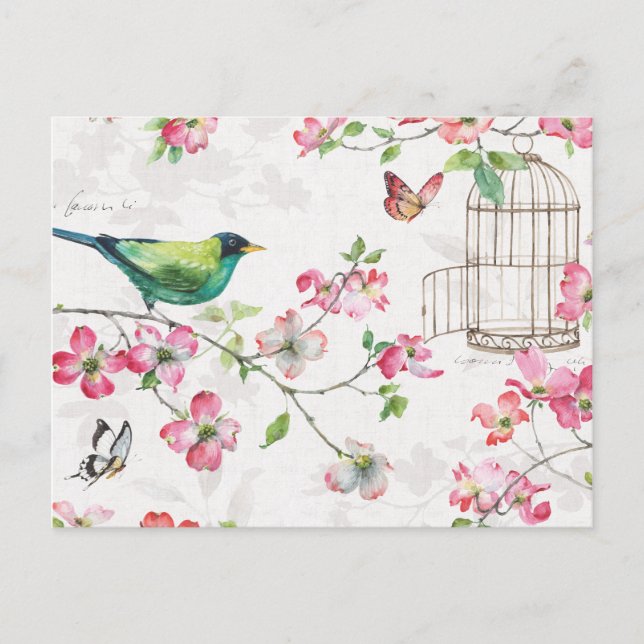 Carte Postale Jardin de Dogwood (Devant)