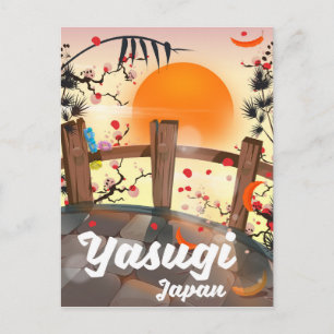 Carte Postale Jardin de fleurs de Yasugi Japon