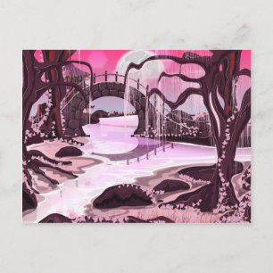 Carte Postale Jardin de méditation japonais