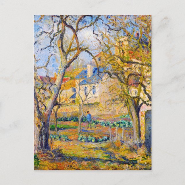 Carte Postale Jardin de Pissarro (Devant)