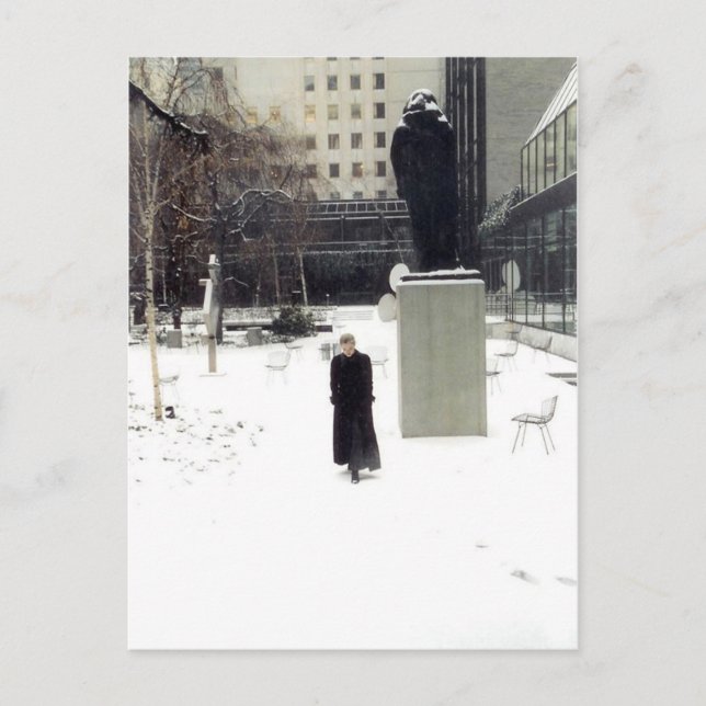 Carte Postale Jardin de sculpture en MoMA : www.AriesArtist.com (Devant)