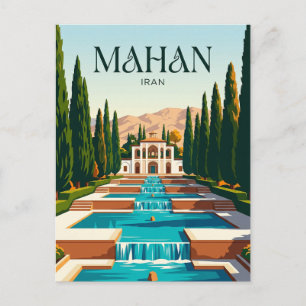 Carte Postale Jardin de Shazdeh Iran