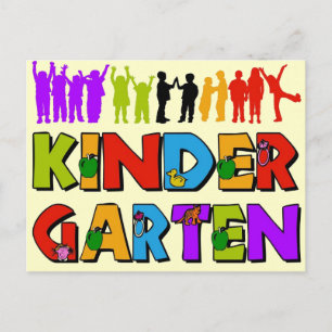 Carte Postale Jardin d'enfants