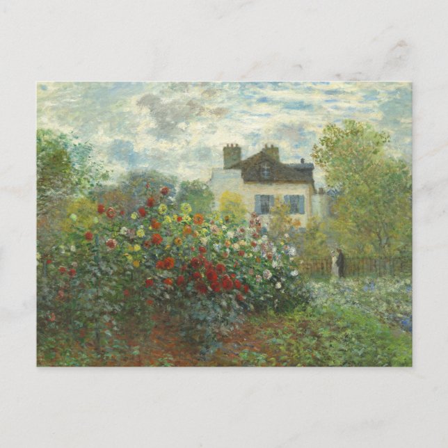 Carte Postale Jardin des artistes de Monet dans Peinture d'Argen (Devant)