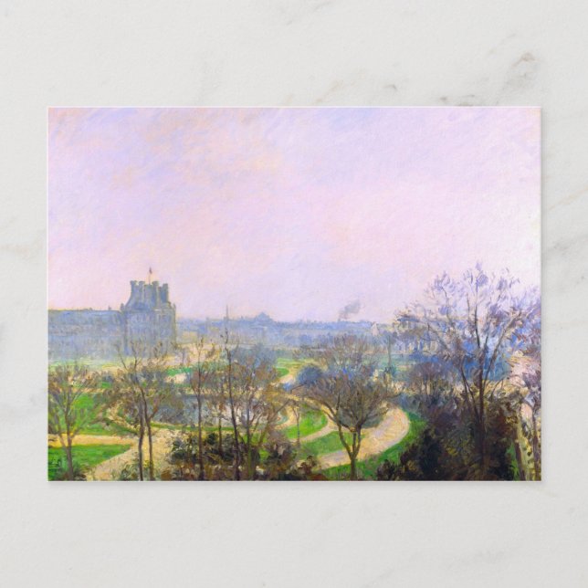 Carte Postale Jardin des Tuileries de Camille Pissarro (Devant)