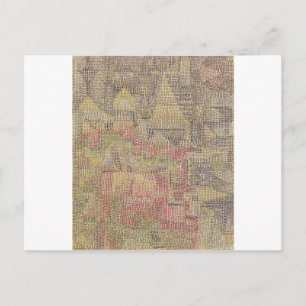 Carte Postale Jardin du château par Paul Klee