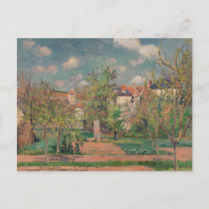 Carte Postale Jardin en plein soleil, Camille PIssarro, 1876