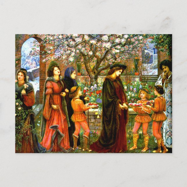 Carte Postale Jardin enchanté de Messer Ansaldo (Devant)