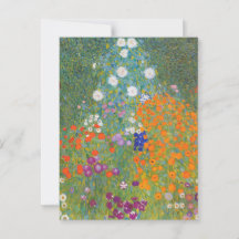 Jardin Fleur Vibrant - Gustav Klimt