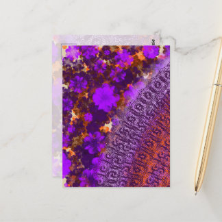 Carte Postale Jardin Floral