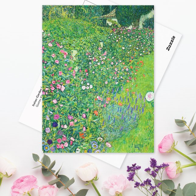 Carte Postale Jardin italien Gustav Klimt (Créateur téléchargé)