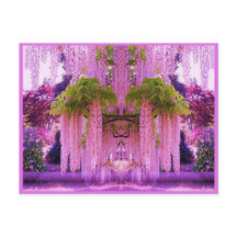 Carte postale Jardin Japonais Violet