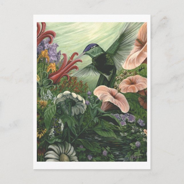 Carte Postale Jardin magnifique (Devant)
